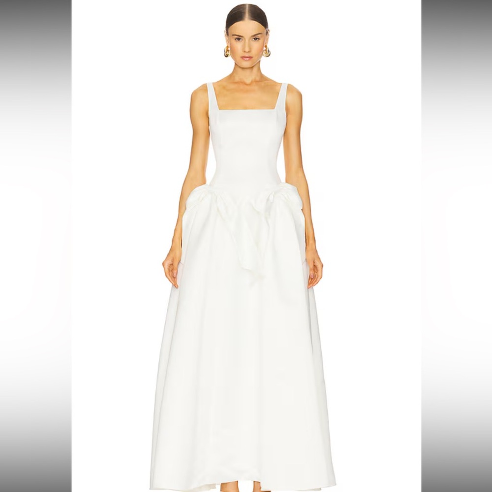 Susanna Chow Georgina Maxi Dress in White